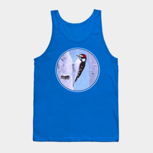 Downy Woodpecker Tank Top